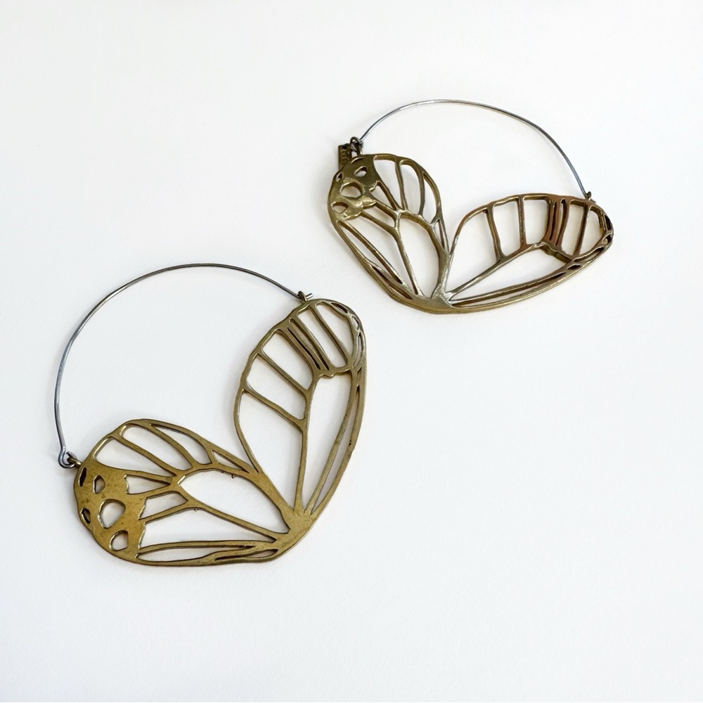 ELEVEN44 Butterfly Wing Earrings